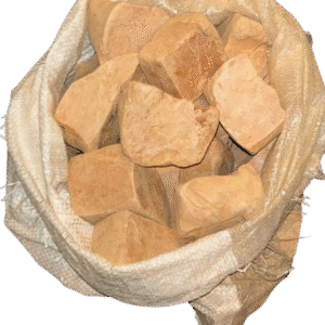 sack – brown edible clay (umhlabathi /mabu)