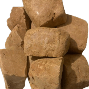 brown edible clay